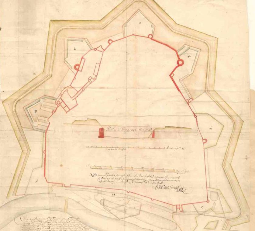 проект укреплений Тарту 1677